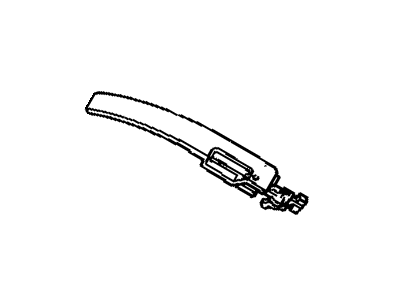 GM 16627463 Handle Asm-Front Side Door Outside *Black
