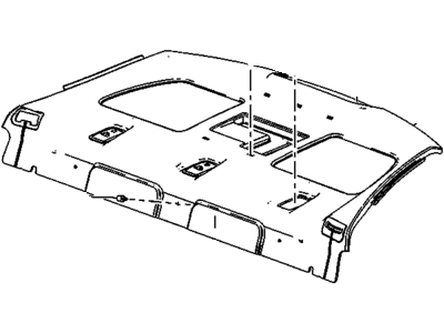 GM 23498705 Package Tray Trim