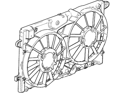 GM 23131503 Fan Shroud