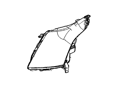 GM 22853880 Lens & Housing