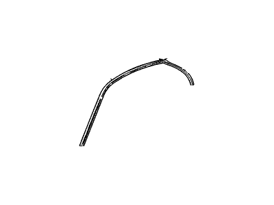 GM 10401530 Weatherstrip Asm-Front & Rear Side Door Upper Auxiliary