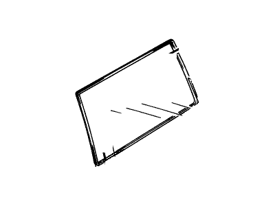 GM 30002568 Weatherstrip-Quarter Window (Gray)