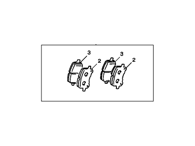 GM 94859952 Pad Kit, Front Disc Brake