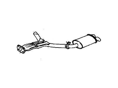 GM 14093135 Muffler Asm-Exhaust (W/Tail Pipe) L.H.