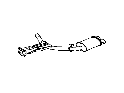 GM 14060155 Muffler Asm, Exhaust (W/ Tail Pipe)