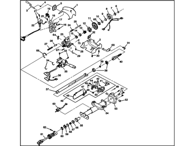 GM 19153674 Column Asm, Steering