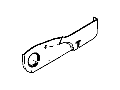 GM 16657404 Lower Door Trim