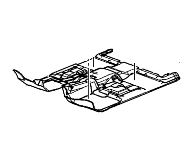 GM 22997002 Carpet Asm-Front Floor Panel *Cashmere E