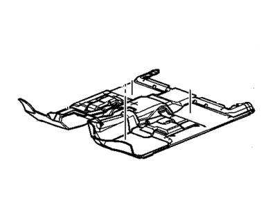 GM 20827916 Carpet Asm-Front Floor Panel *Cocoa