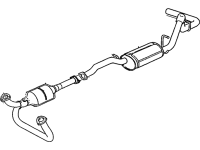 GM 25146769 3Way Catalytic Convertor Assembly (W/ Exhaust Manifold P