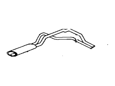 GM 15635940 Exhaust Muffler Assembly