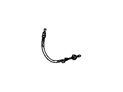 GM 25523196 Cable Asm, Parking Brake Front