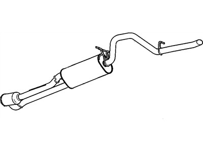 GM 23424563 Exhaust Muffler (W/ Exhaust Aftertreatment)