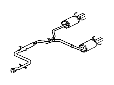 GM 12529223 Intermediate Pipe Assembly