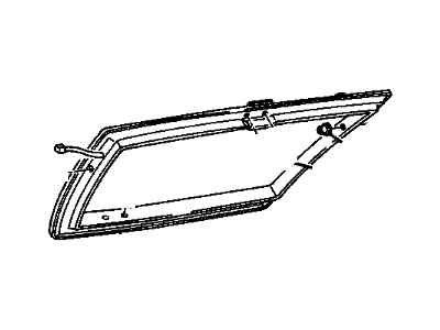 GM 15694922 Frame Asm-End Gate Window