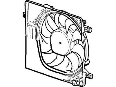 GM 95205515 Fan Shroud