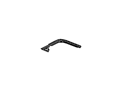 GM 20688058 Molding Asm-Retainer Front Door Window Glass Run Upper *Black