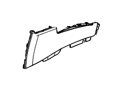 GM 15930389 Console Unit-Front Floor *Ebony
