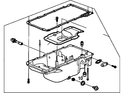 GM 19328662 Pan Asm, Oil