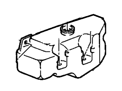GM 22127589 Reservoir, Windshield Washer