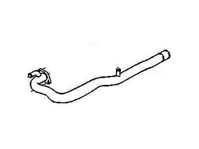 GM 9128662 Radiator Outlet Pipe