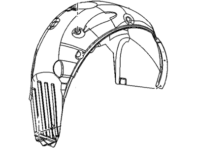 GM 22816835 Wheelhouse Liner