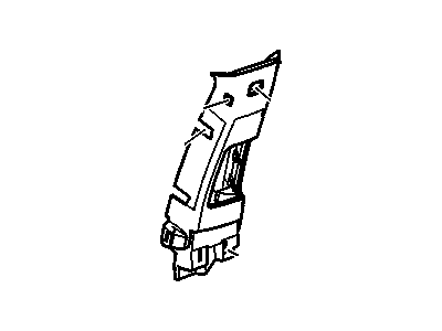 GM 22852946 Upper Center Pillar Trim