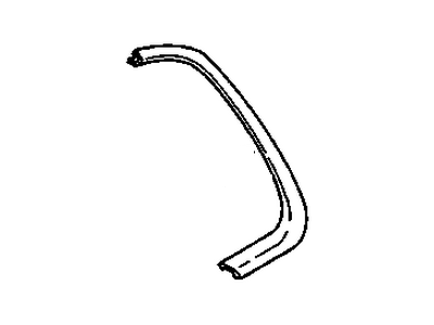 GM 10237655 Molding Asm-Quarter Window Rear Reveal
