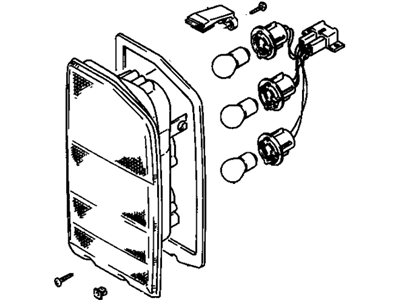 GM 91171034 Lamp, Tail