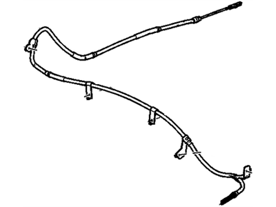 GM 23452982 Rear Cable