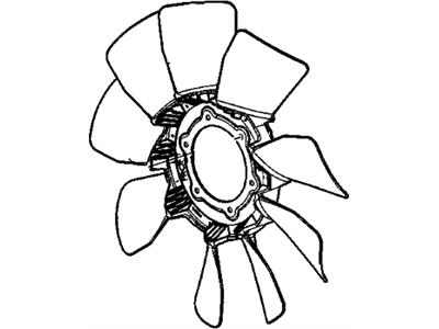 GM 15228374 Fan Blade