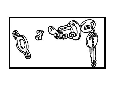 GM 94858793 Rear Compartment Lid Lock Cylinder(W/Key)