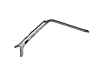 GM 10171417 Molding Asm-Windshield Side Upper Garnish *Red