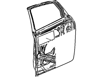 GM 23274199 Door Shell