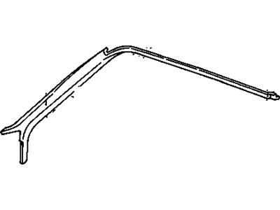 GM 10171405 Molding Asm-Windshield Side Upper Garnish *Sapphire