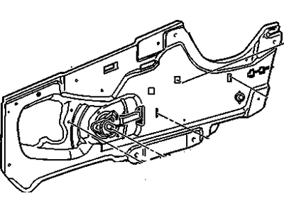 GM 16637832 Module Asm-Front Side Door Locking System (W/ Window Regulator)