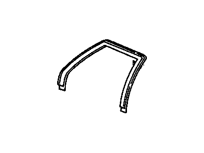 GM 22575529 Molding Asm-Front Side Door Window Frame Scalp