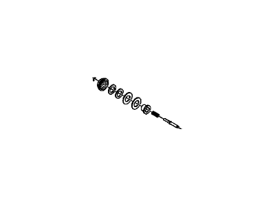 GM 24220757 Piston Kit, 3rd Gear Band Servo