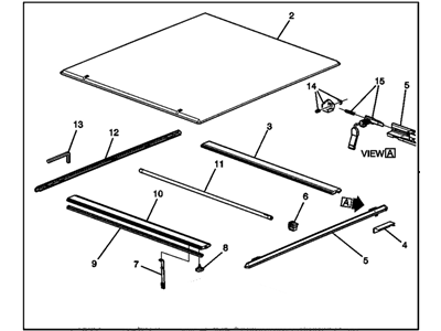 GM 19332693 Long Box Roll-Up Tonneau Cover by Advantage