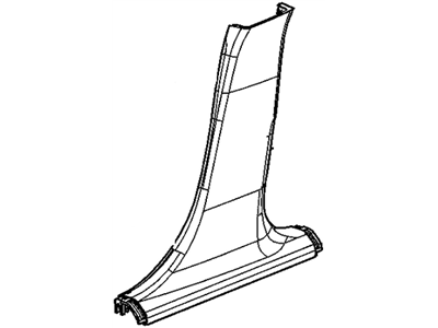 GM 42338296 Lower Center Pillar Trim