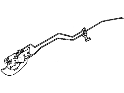 GM 30019258 Handle, Front Side Door Inside *Gray