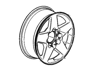 GM 84020558 Wheel, Alloy