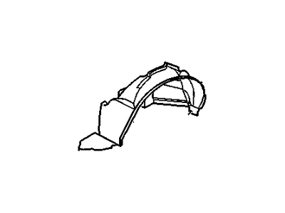GM 25678178 Liner-Front Wheelhouse Panel