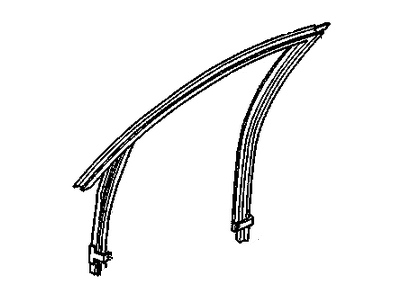 GM 10401524 Channel Asm-Front Side Door Window <Use 1C5L