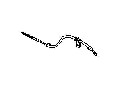 GM 10308437 Cable Asm-Parking Brake Rear *Marked Print