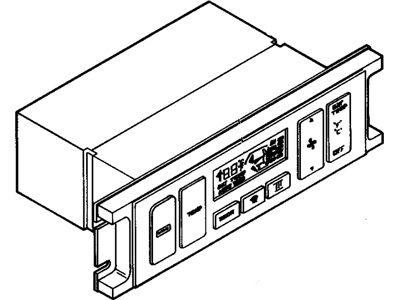 GM 16201124 Heater & Air Conditioner Control Assembly (Remanufacture)