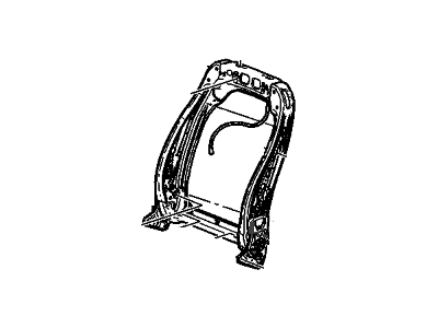 GM 13578619 Seat Back Frame