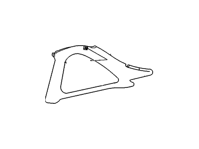 GM 22593312 Quarter Trim Panel