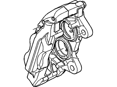 GM 25957943 Housing Asm-Front Brake Caliper *Red