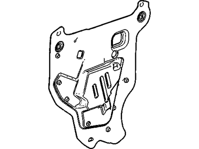 GM 20869126 Water Deflector